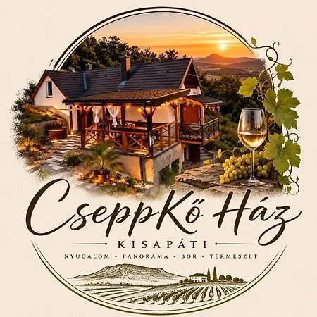 Cseppko House Vineyard & Panorama Szent-gyoergy Hegy 度假居 Kisapati